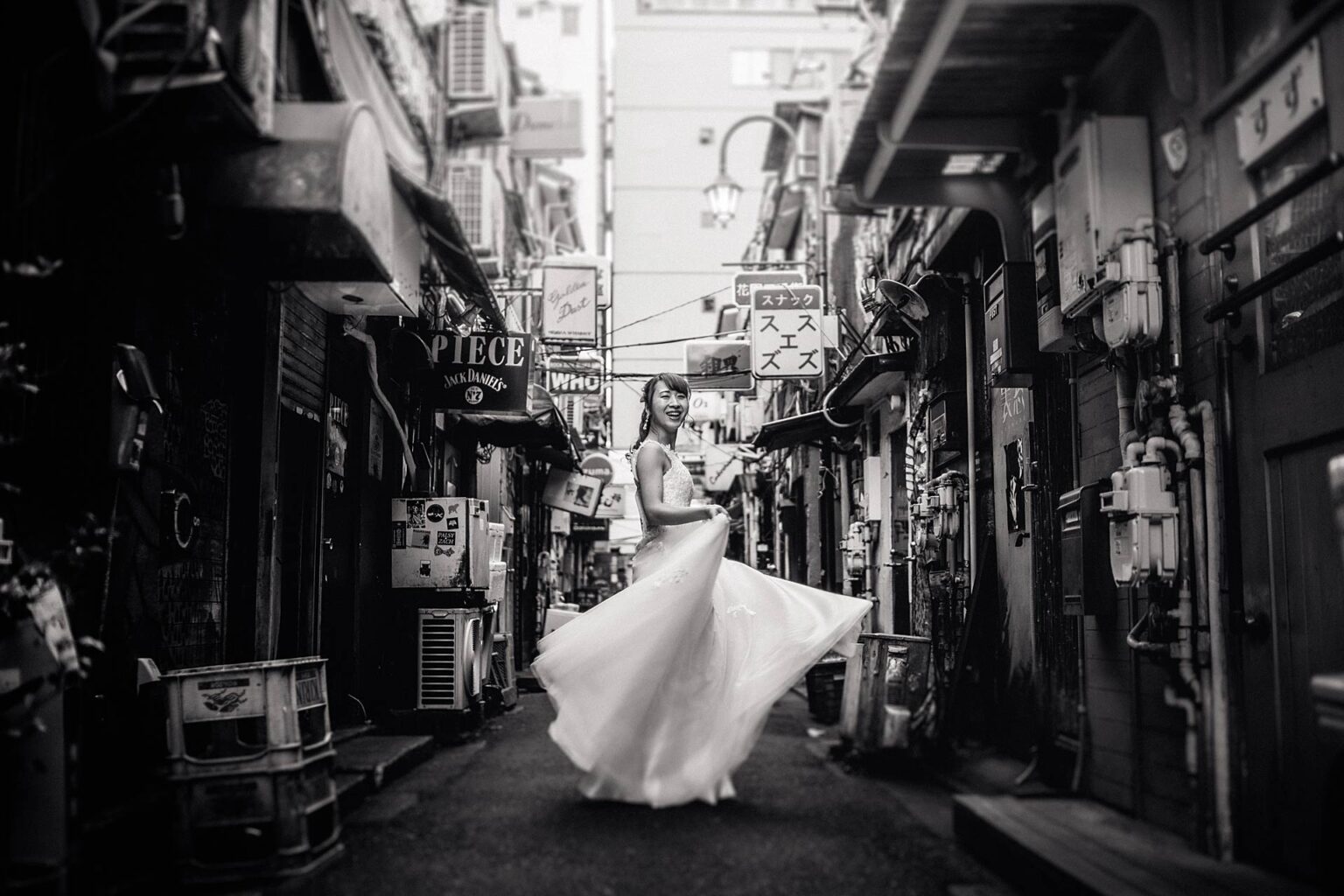 Hochzeit Shootng in Golden Gai Tokio