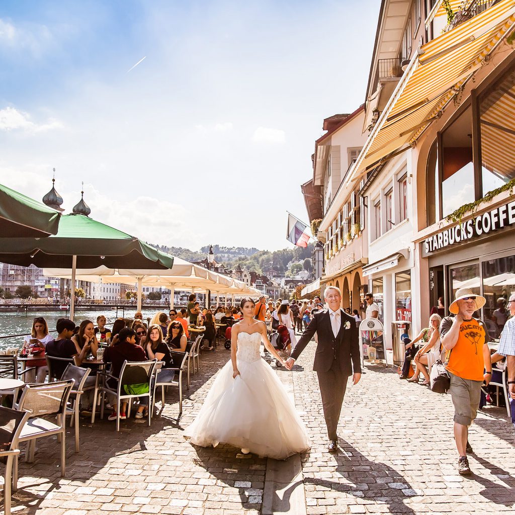 Hochzeitsfoto in Luzern