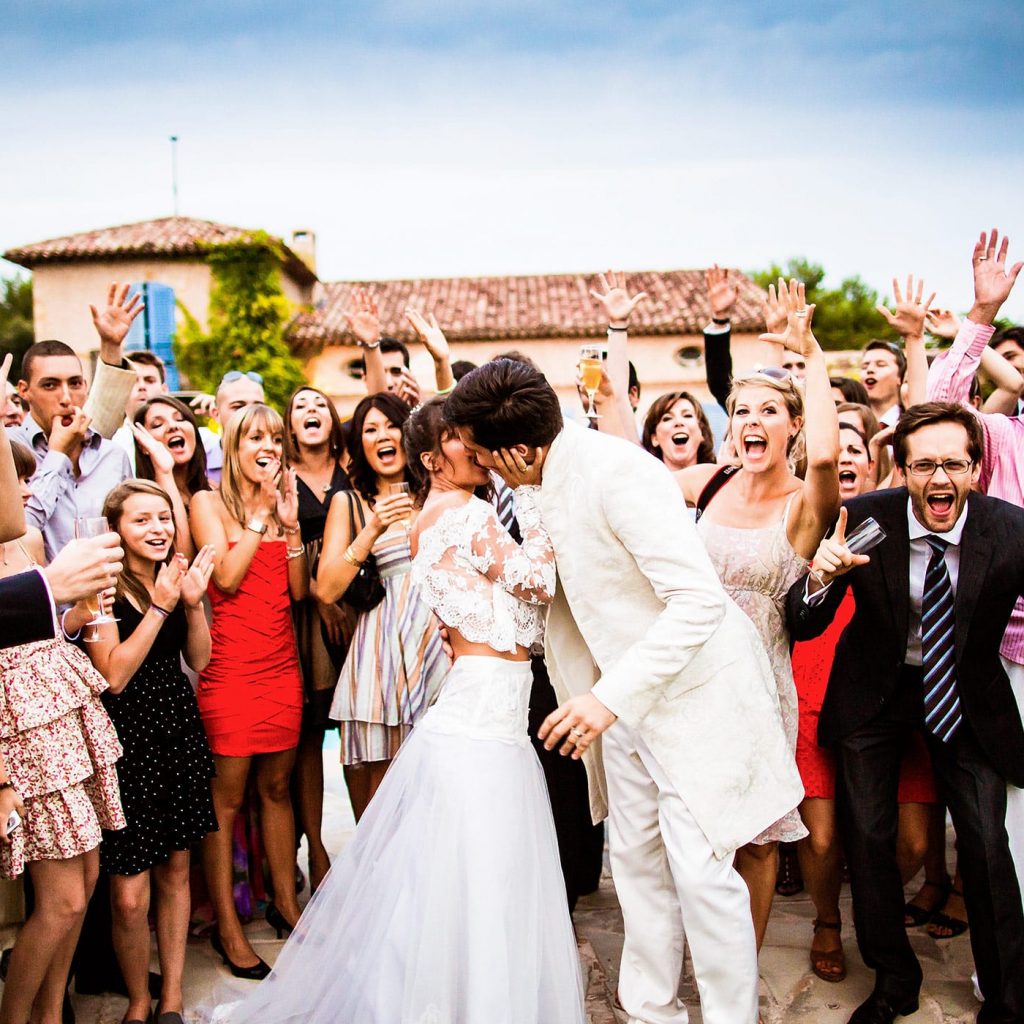 Hochzeitsfotograf Frankreich Gruppenfoto