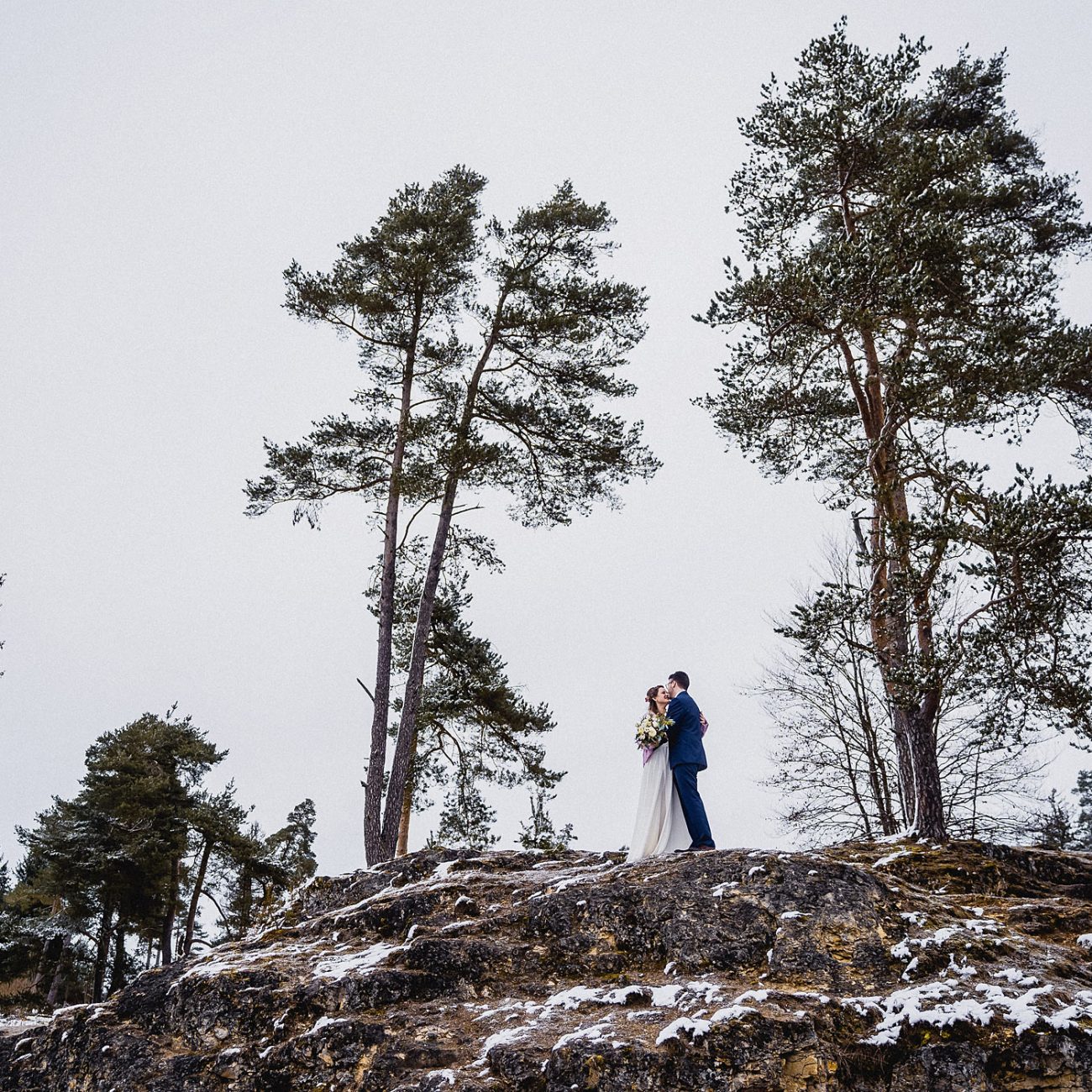 Hochzeitsfoto Felsenmeer Wental